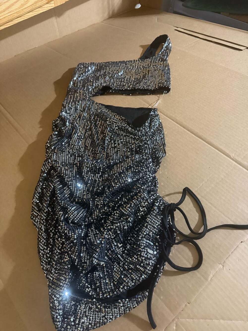 NEW! Homecoming Dress
Sequin-One Shoulder-Dress with Cut Out